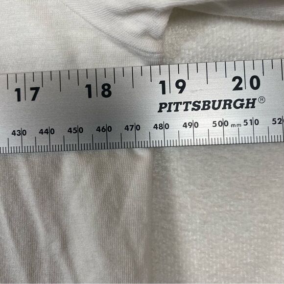 Antibes Blanc White 3/4 Sleeve Shirt Size Large - Picture 7 of 9